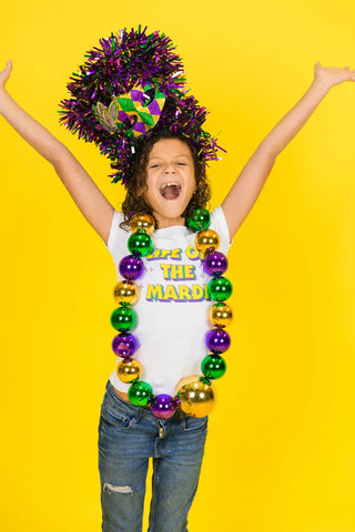 Life of the Mardi Young Adult Party Tee Mardi Gras Kid's Fashion