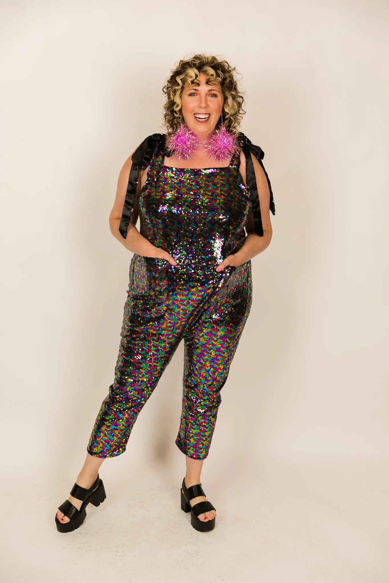 Rainbow cheap glitter jumpsuit