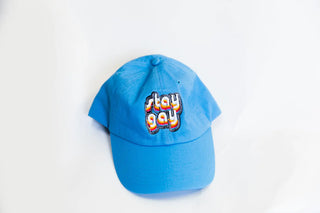 Stay Gay Embroidered Pride Hat