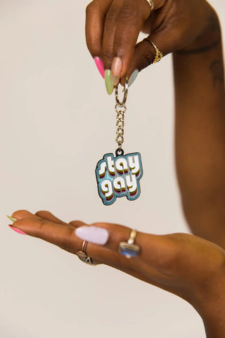 Stay Gay Keychain